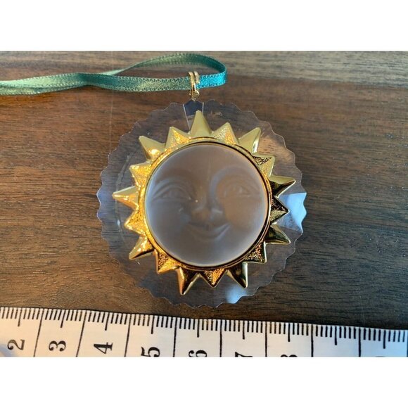 Swarovski Christmas Memories Ornament Crystal Sun Face Sun God EUC in Box - Picture 4 of 9